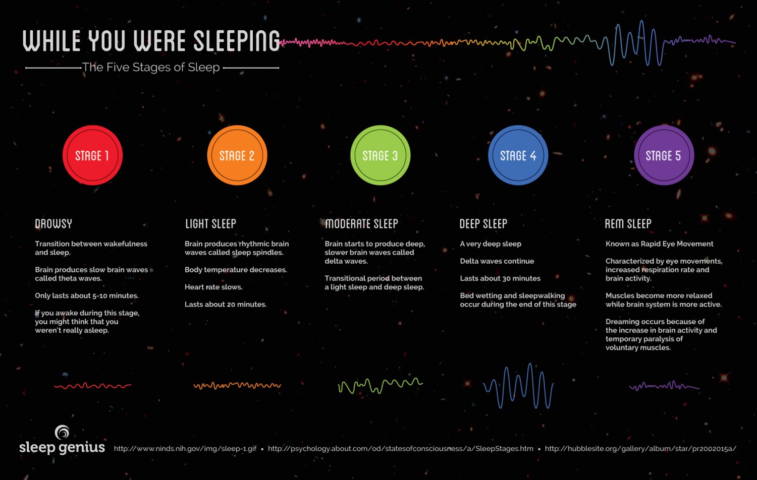Five Stages of Sleep